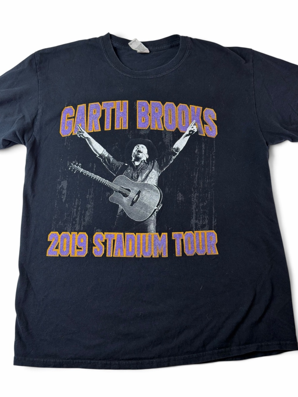 garth brooks 2019 stadium tour concert t shirt black country music tee large